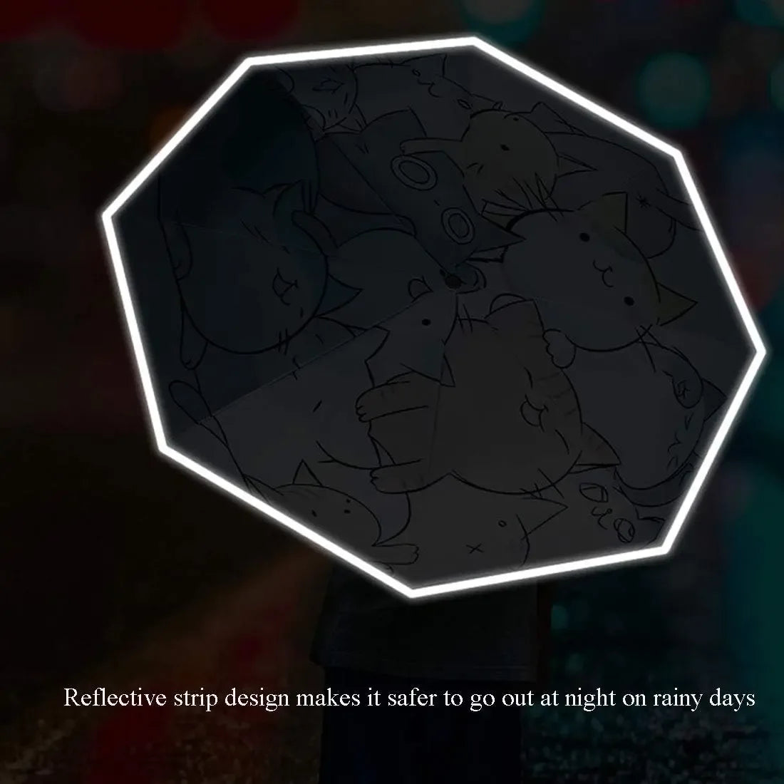 Automatic Kids Umbrella Cartoon Design Lightweight UV Protection - ToylandEU