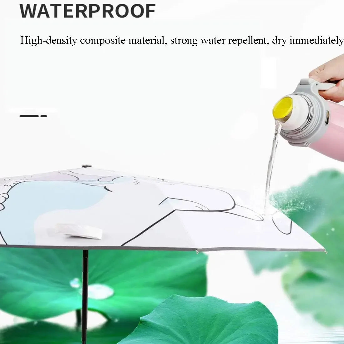 Automatic Kids Umbrella Cartoon Design Lightweight UV Protection - ToylandEU