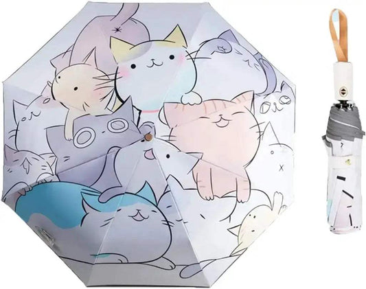  Automatic Kids Umbrella Cartoon Design UV Shield -  ToylandEU™