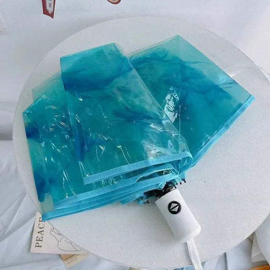  Automatic Kids Umbrella Three Fold Transparent Whale -  ToylandEU™