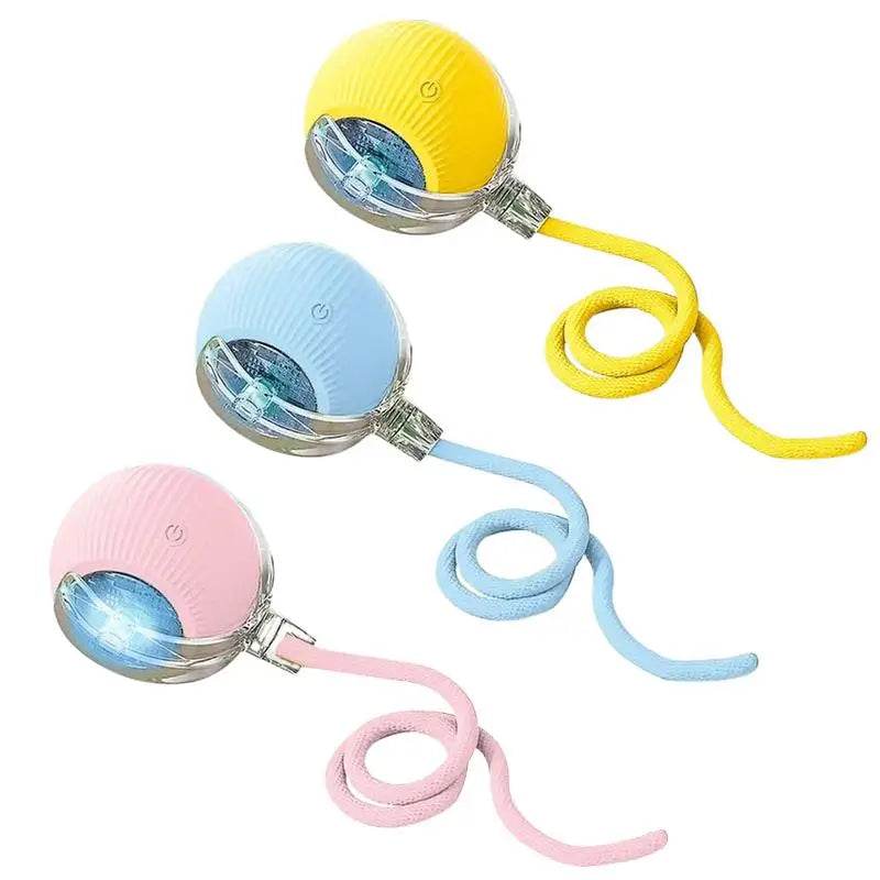 Automatic Rolling Ball Cat Interactive Toy With Tail - ToylandEU