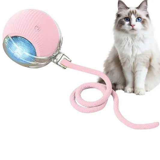 Automatic Rolling Ball Cat Interactive Toy With Tail - ToylandEU