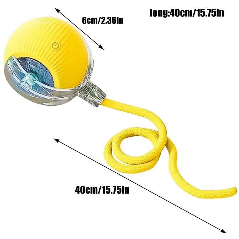 Automatic Rolling Ball Cat Interactive Toy With Tail - ToylandEU