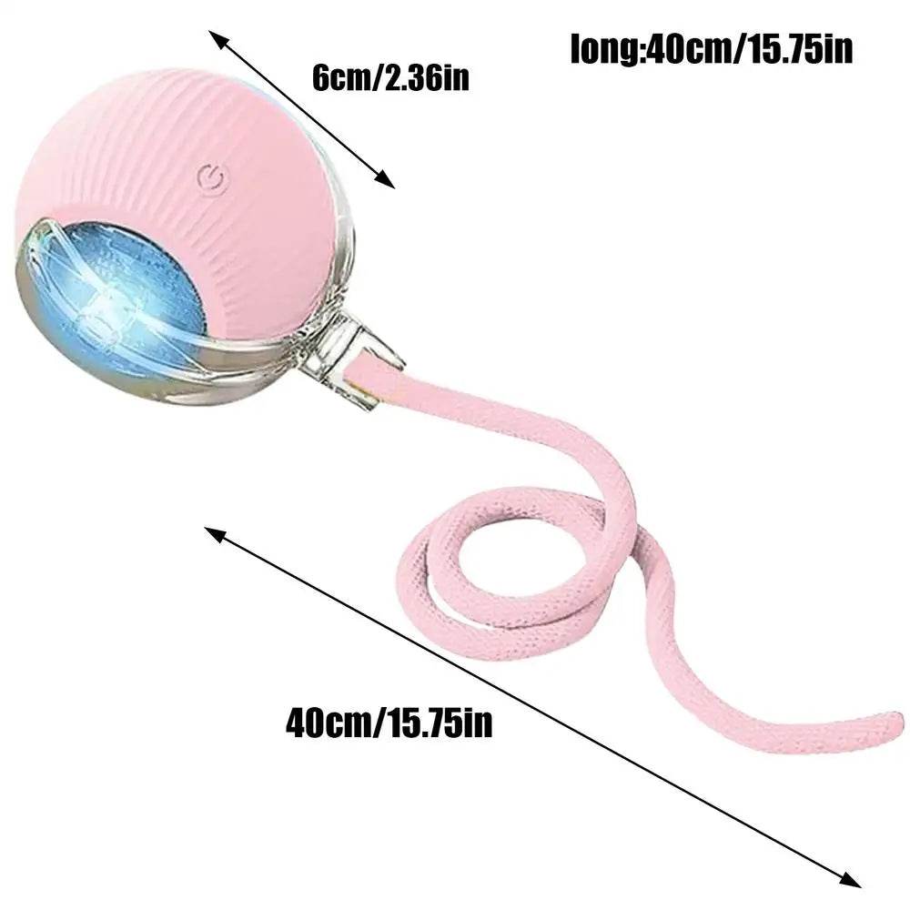 Automatic Rolling Ball Cat Interactive Toy With Tail - ToylandEU