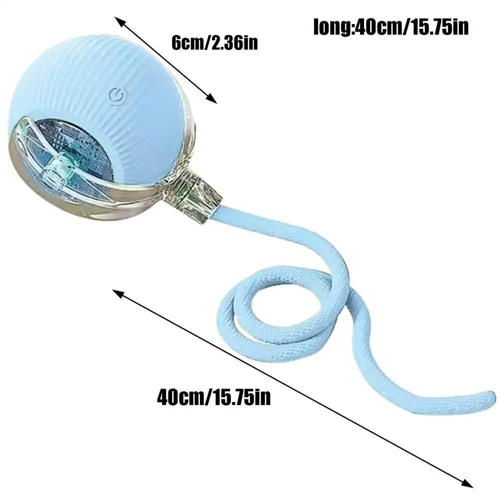 Automatic Rolling Ball Cat Interactive Toy With Tail - ToylandEU