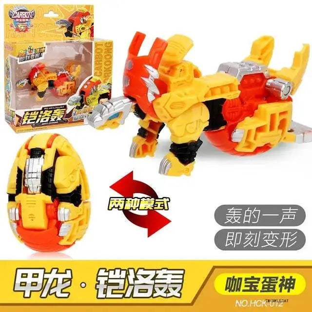 Automatic Transforming Dinosaur Egg Toys With Robot Tyrannosaurus - ToylandEU
