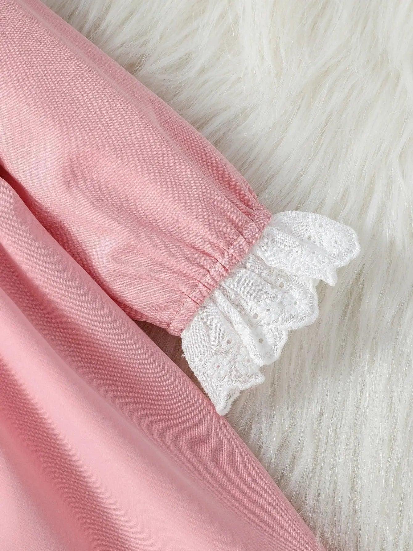 Autumn Baby Girls Dress Lace Princess Doll Collar -  ToylandEU™