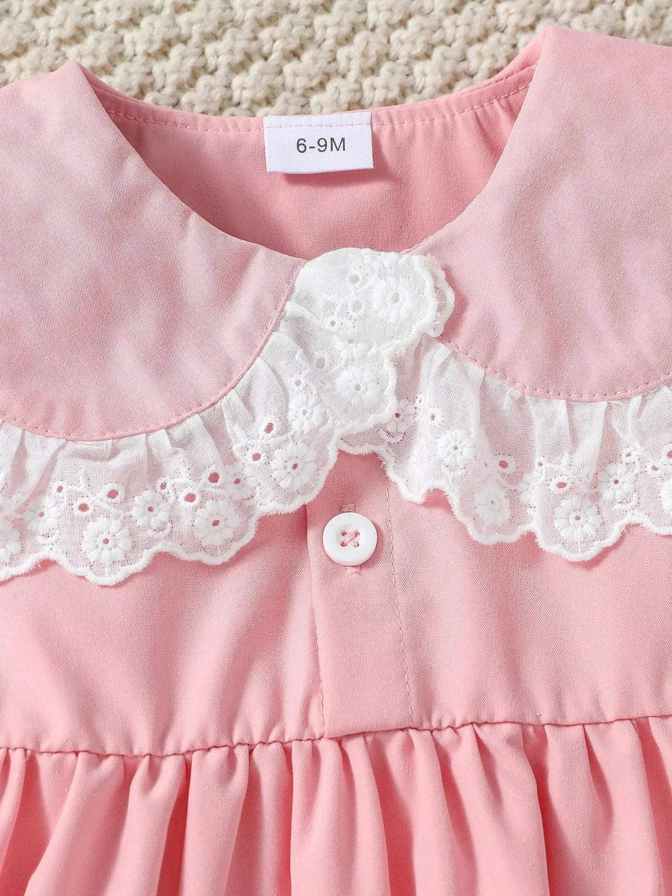 Autumn Baby Girls Dress Lace Princess Doll Collar Style - ToylandEU