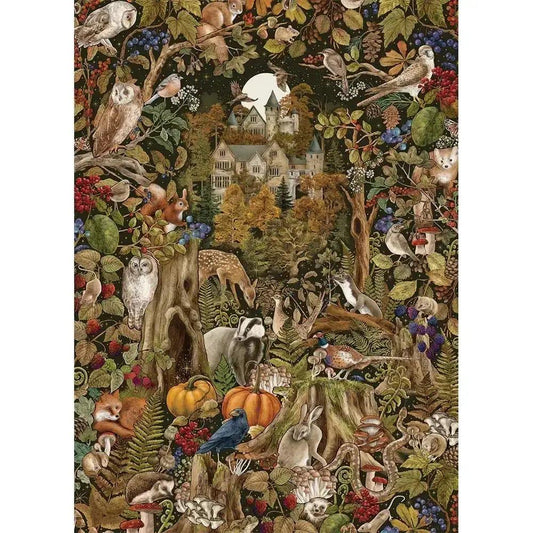  Autumn Equinox 1000 Piece Jigsaw Puzzle Moonlit Forest -  ToylandEU™