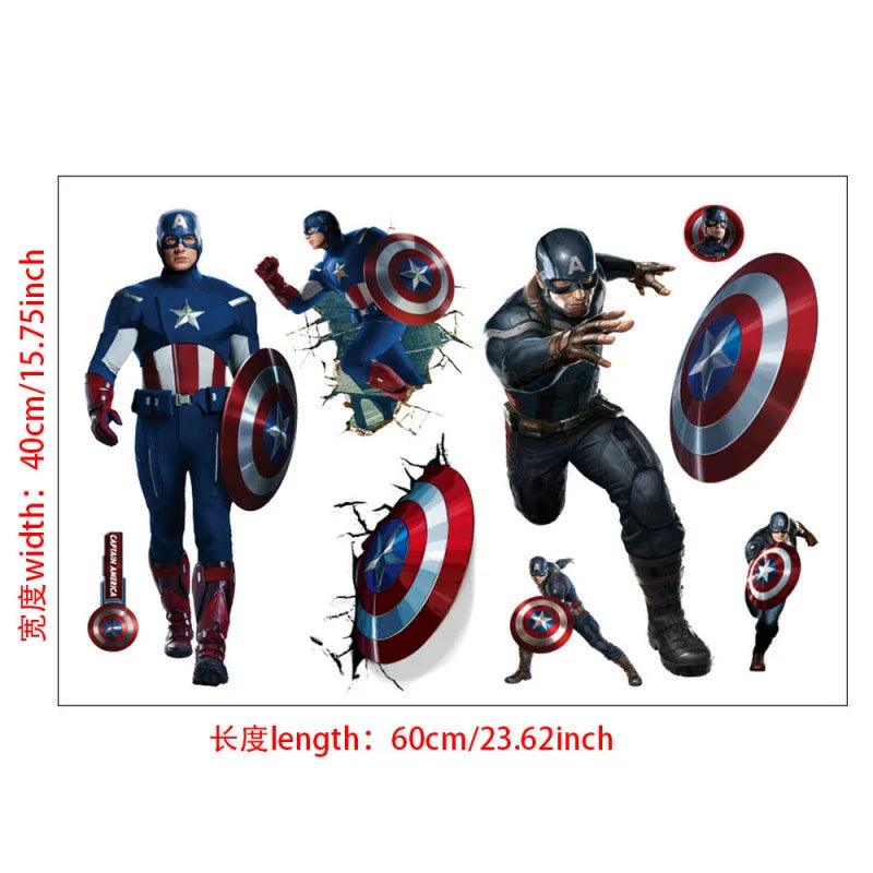 Avengers 3D Wall Sticker 60x40 cm Toylandeu