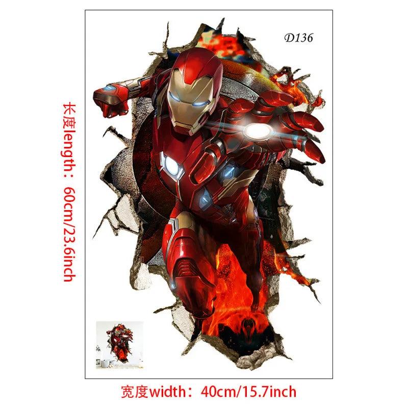 Avengers 3D Wall Sticker 60x40 cm Toylandeu
