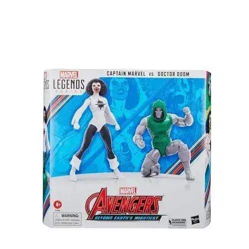 Marvel Legends Captain Marvel Vs Doctor Doom 6-Inch Action Figures - ToylandEU
