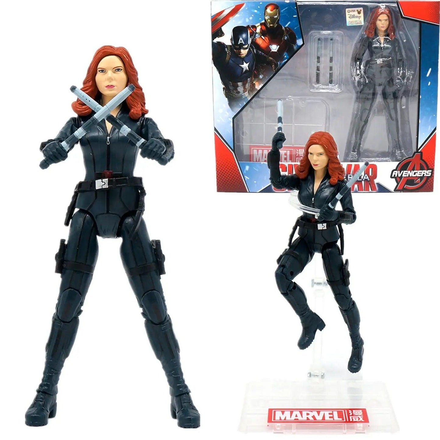  Avengers Action Figures Set With Display Stand Marvel -  ToylandEU™