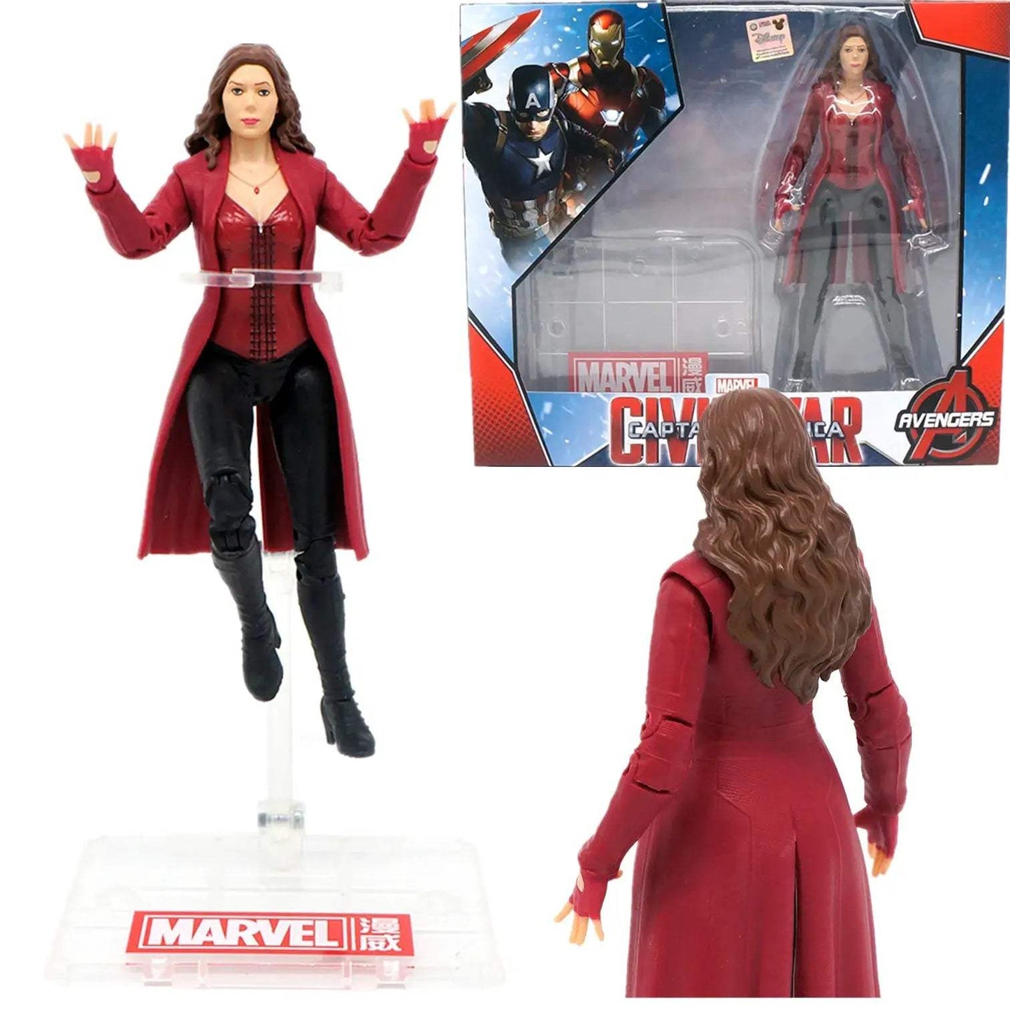  Avengers Action Figures Set With Display Stand Marvel -  ToylandEU™