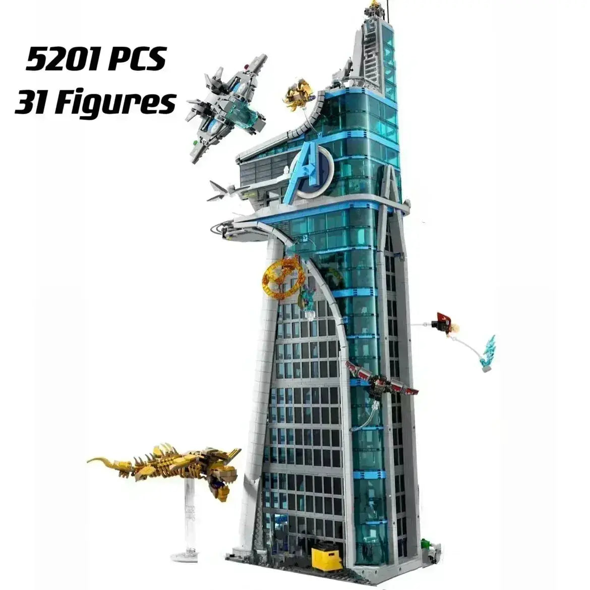 Avengers Tower Building Blocks Set Kids Birthday Gift - ToylandEU