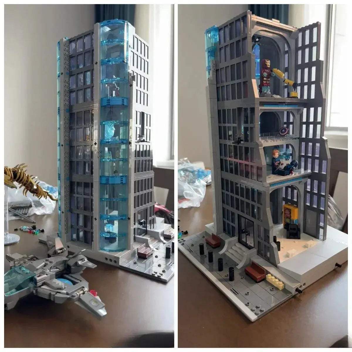 Avengers Tower Building Blocks Set With Lights And Figures - ToylandEU