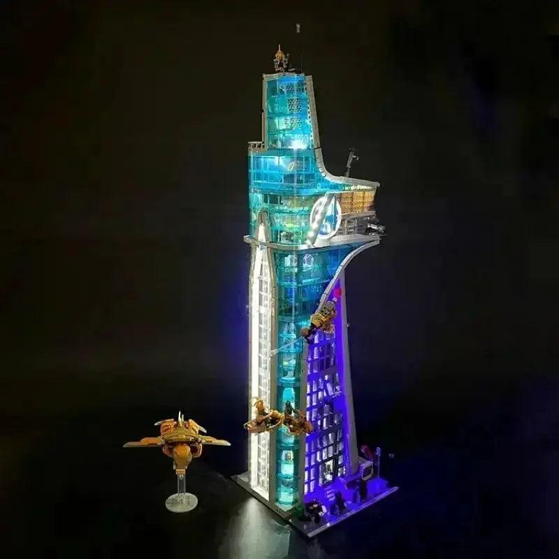  Avengers Tower Building Blocks With Lights And Figures -  ToylandEU™