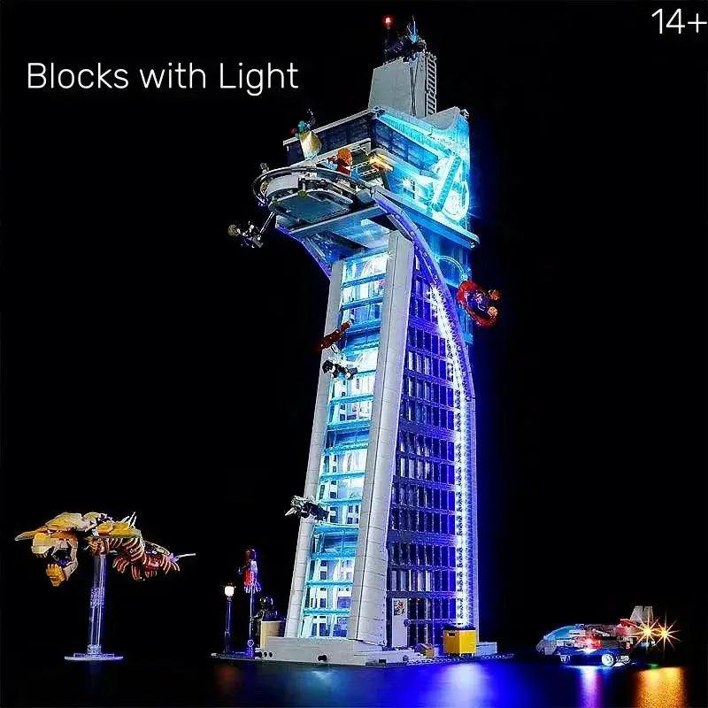  Avengers Tower Building Blocks With Lights And Figures -  ToylandEU™