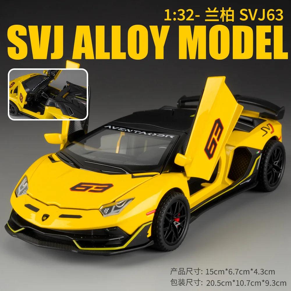 Aventador SVJ 63 Diecast Model | 1:32 Scale | Toylandeu™