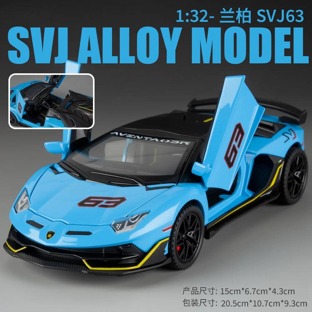 Aventador SVJ 63 Diecast Model | 1:32 Scale | Toylandeu™