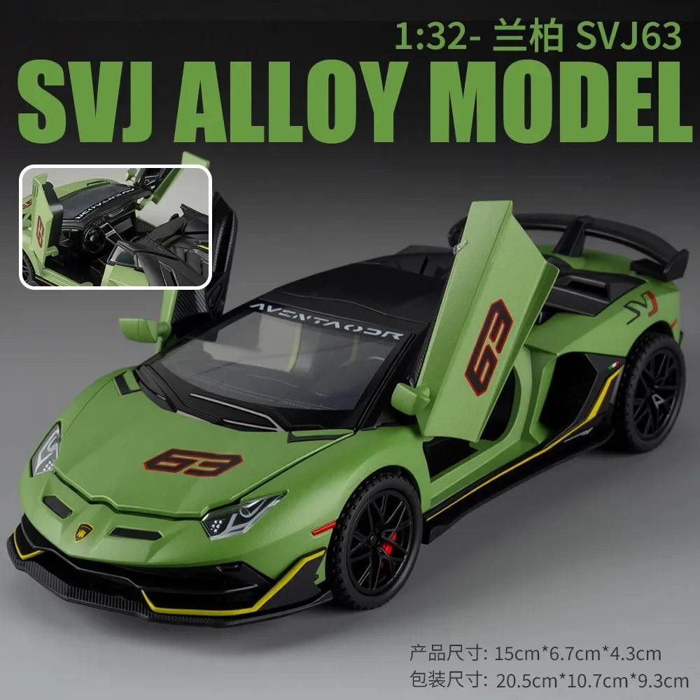 Aventador SVJ 63 Diecast Model | 1:32 Scale | Toylandeu™