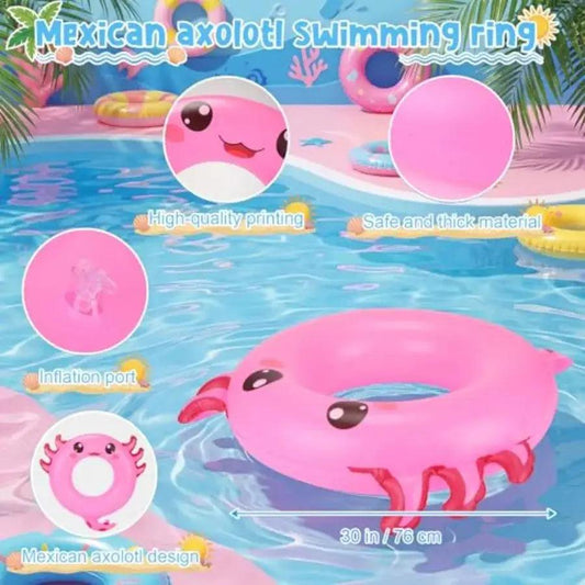  Axolotl Inflatable Pool Floats 3 Pack Pastel Colors -  ToylandEU™