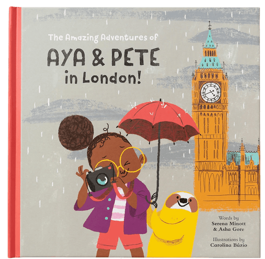 The Amazing Adventures of Aya & Pete in London! | Hardcover Children's Book | Nola Tawk