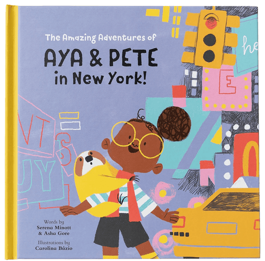 The Amazing Adventures of Aya & Pete in New York! | Hardcover Children's Book | Nola Tawk