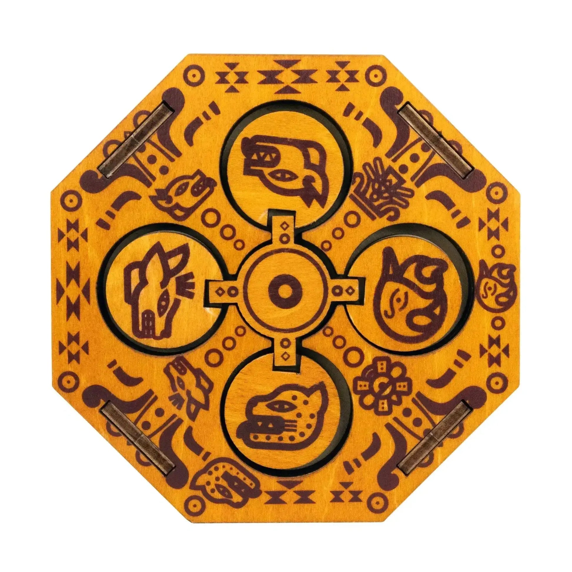 Wooden Puzzle Box With Hidden Compartment Brainteaser - ToylandEU