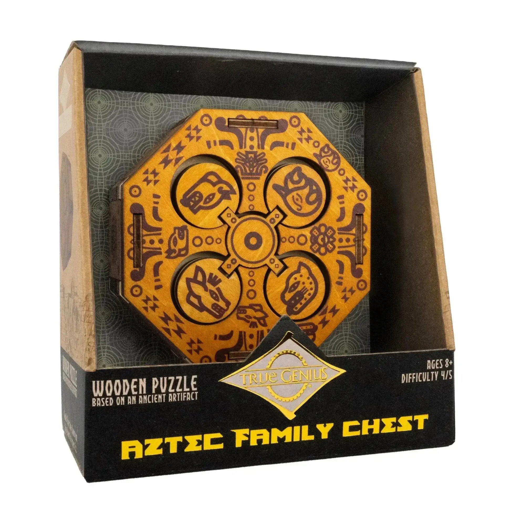 Wooden Puzzle Box With Hidden Compartment Brainteaser - ToylandEU