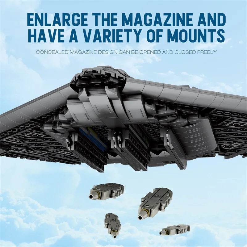 B-2 Ghost Strategic Bomber Building Blocks DIY Toys Collection - ToylandEU