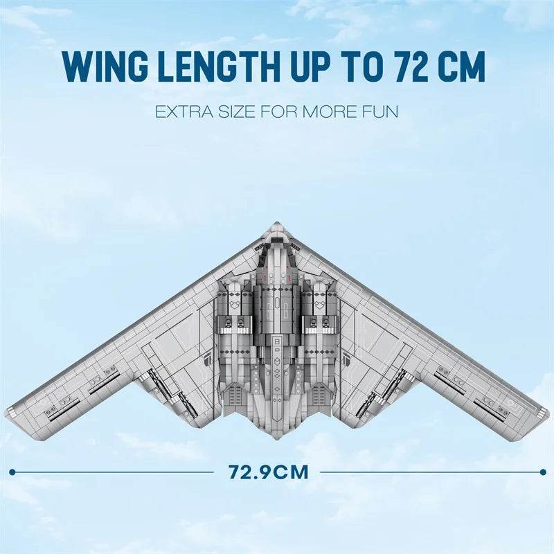 B-2 Ghost Strategic Bomber Building Blocks DIY Toys Collection - ToylandEU