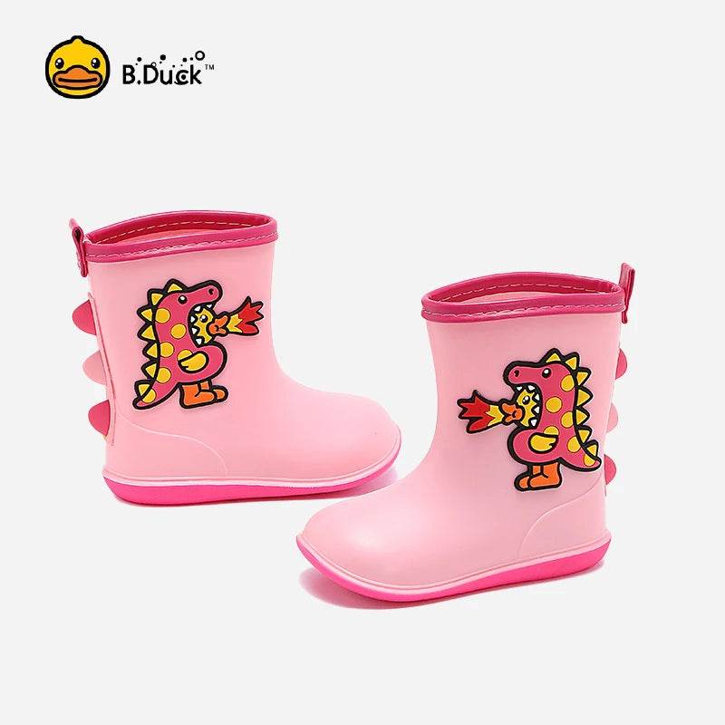 B.Duck Adorable Waterproof Dinosaur Rain Boots for Kids - Toddler Unisex Casual Shoes - ToylandEU