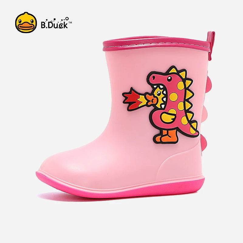 B.Duck Adorable Waterproof Dinosaur Rain Boots for Kids - Toddler Unisex Casual Shoes - ToylandEU