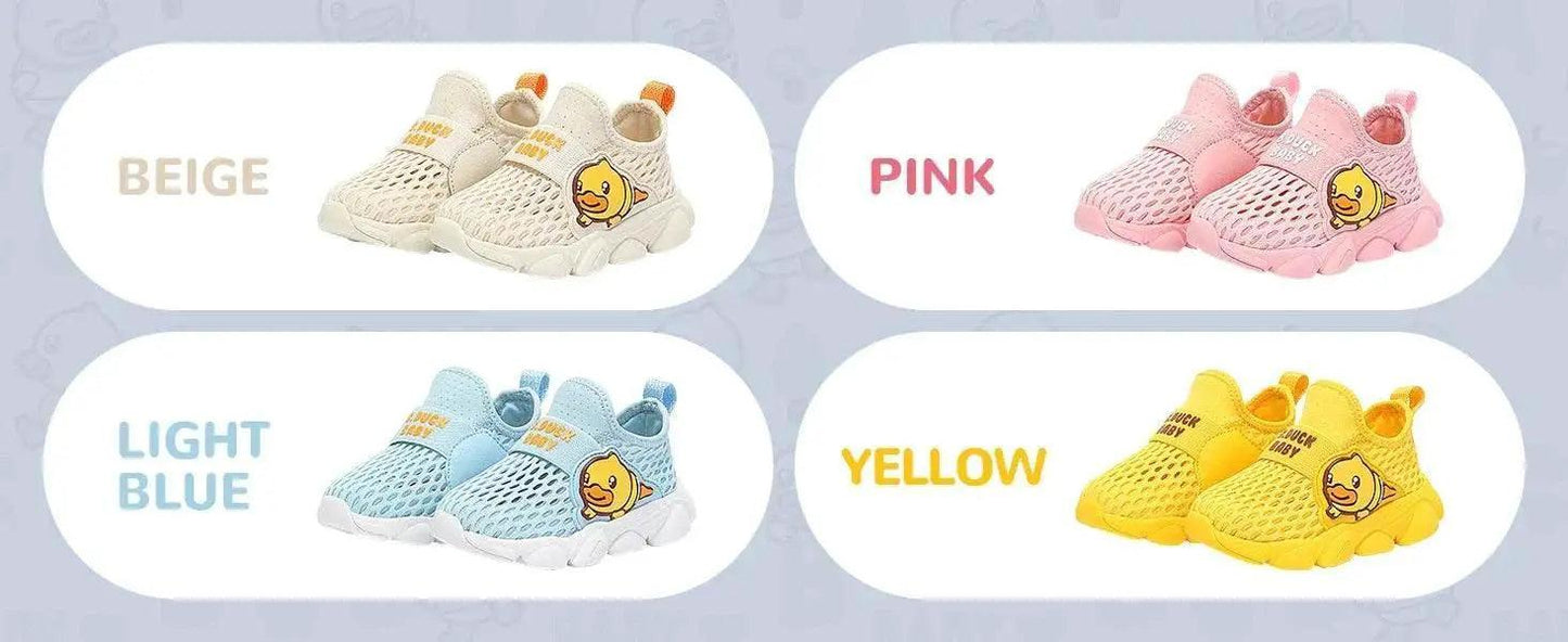  B.Duck Kids Lightweight Slip-On Sneakers for Boys and Girls - Animal Print Walking Shoes -  ToylandEU™