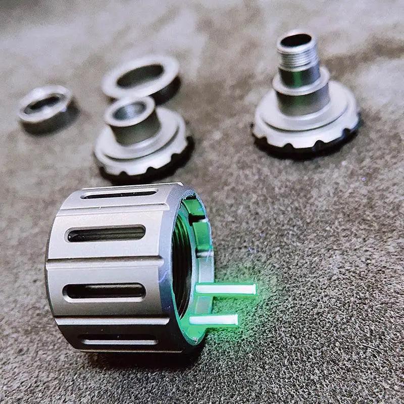  B.M War Hammer EDC Knife Pendant Fingertip Gyro Pendant Adult Fidget Toy Paracord Rope Decompression Toys Edc Titanium Accessory -  ToylandEU™