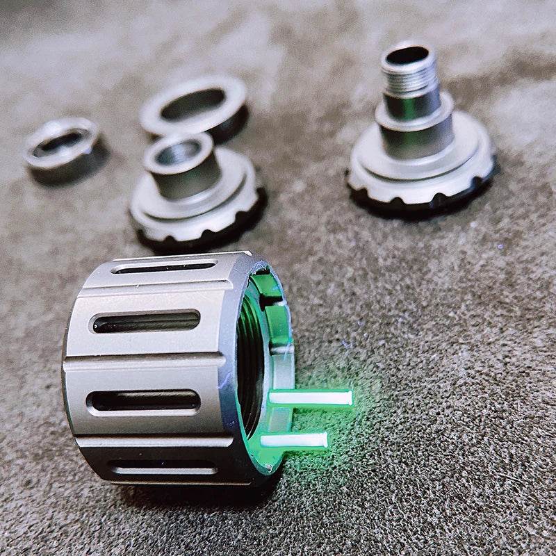 B.M War Hammer EDC Knife Pendant Fingertip Gyro Pendant Adult Fidget Toy Paracord Rope Decompression Toys Edc Titanium Accessory - ToylandEU