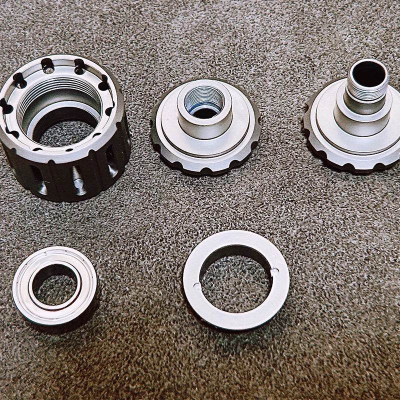 B.M War Hammer EDC Knife Pendant Fingertip Gyro Pendant Adult Fidget Toy Paracord Rope Decompression Toys Edc Titanium Accessory - ToylandEU