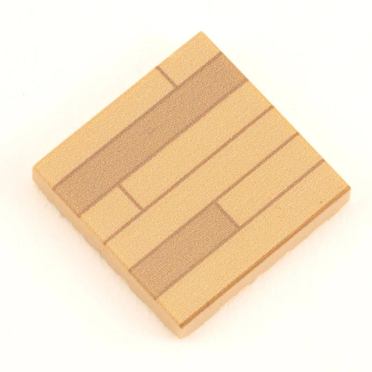 Light Hardwood 2x2 LEGO Tile Pack For Custom MOCs Premium - ToylandEU