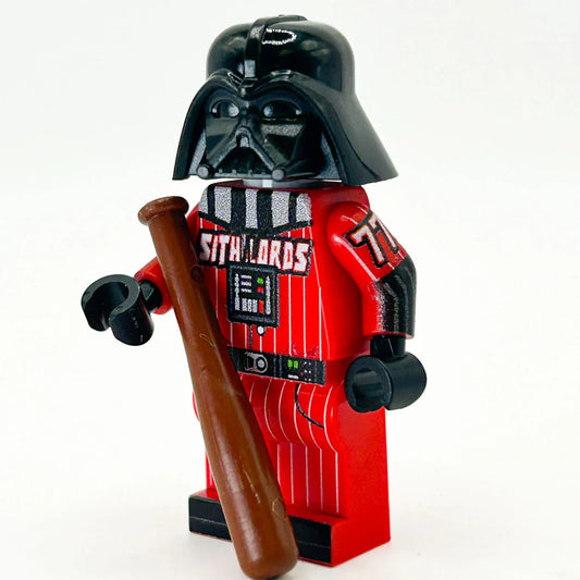B3 Customs® May 4th Exclusive Baseball Darth Vader Minifig made using LEGO parts - ToylandEU