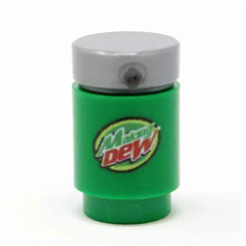 LEGO Printed Soda Can Accessory for Figures Official Part Small Beverage Can Prop with Printed Details - ToylandEU
