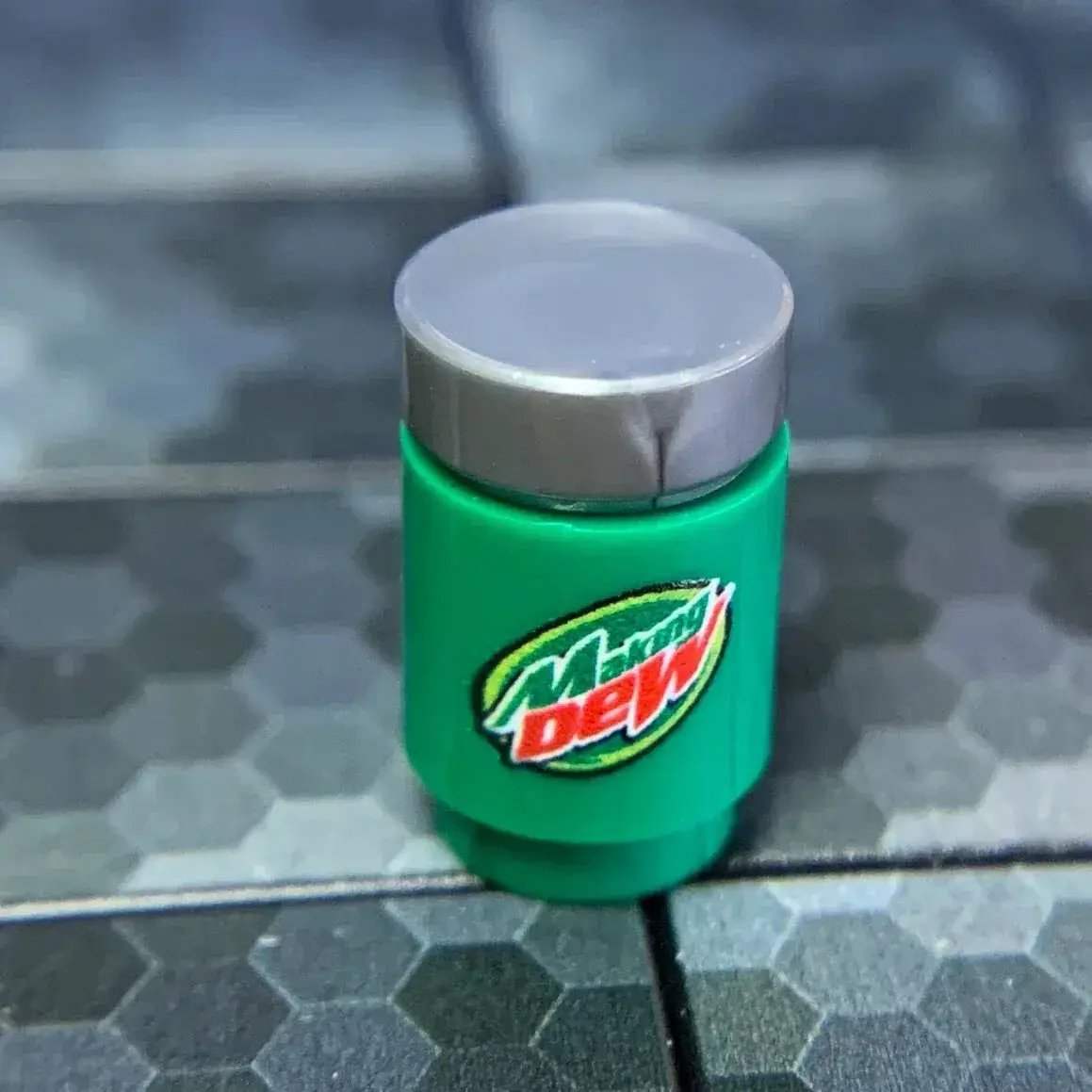 LEGO Printed Soda Can Accessory for Figures Official Part Small Beverage Can Prop with Printed Details - ToylandEU