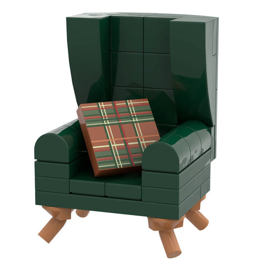 B3 Home Green Kelly Chair w/ Pillow made using LEGO parts - ToylandEU