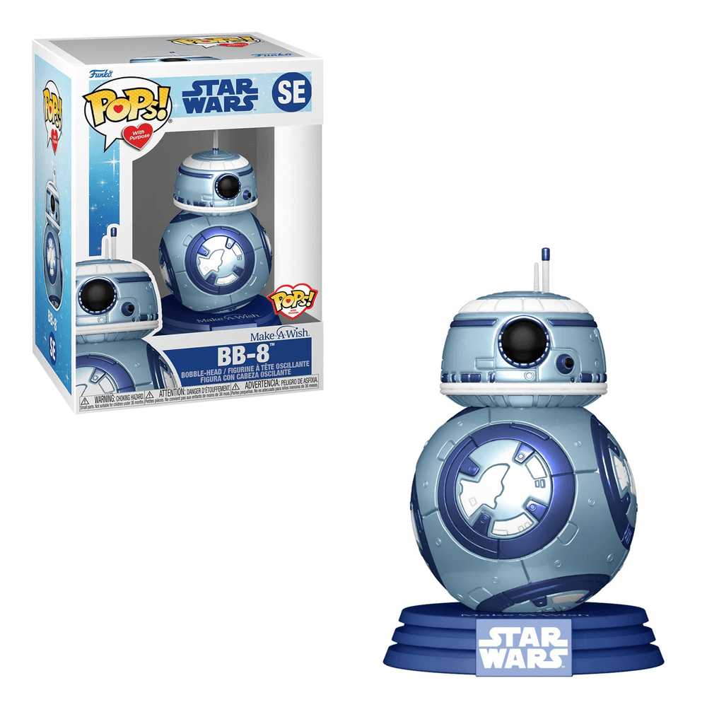 BB8 Metallic POP Vinyl | Window Box | Toylandeu™