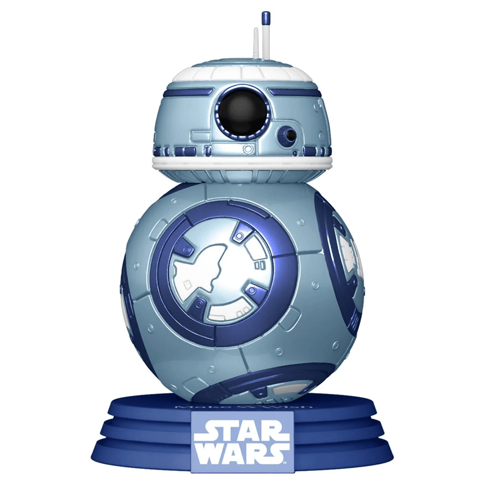 BB8 Metallic POP Vinyl | Window Box | Toylandeu™