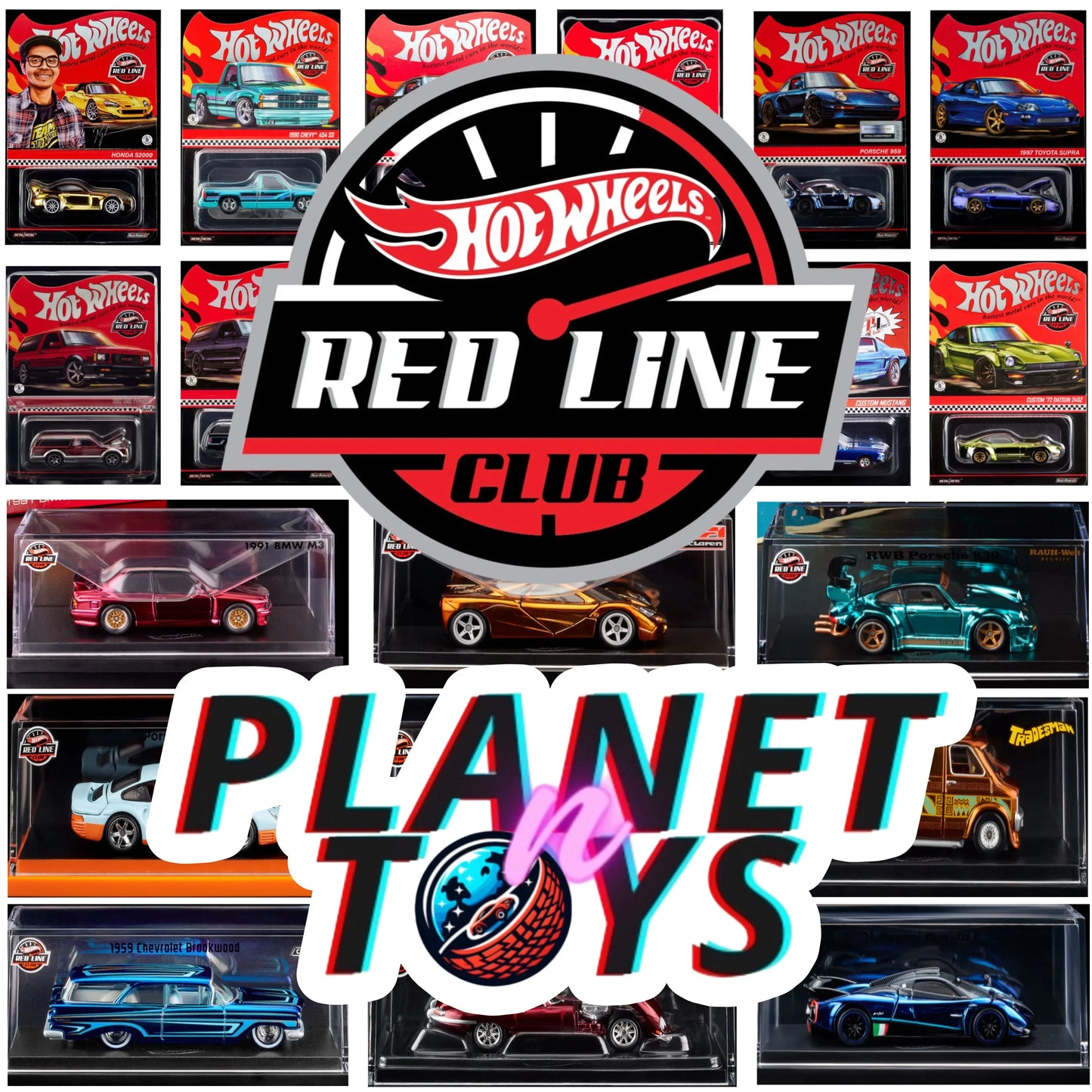 Hot wheels RLC Red Line Club Diecast 1:64 - ToylandEU