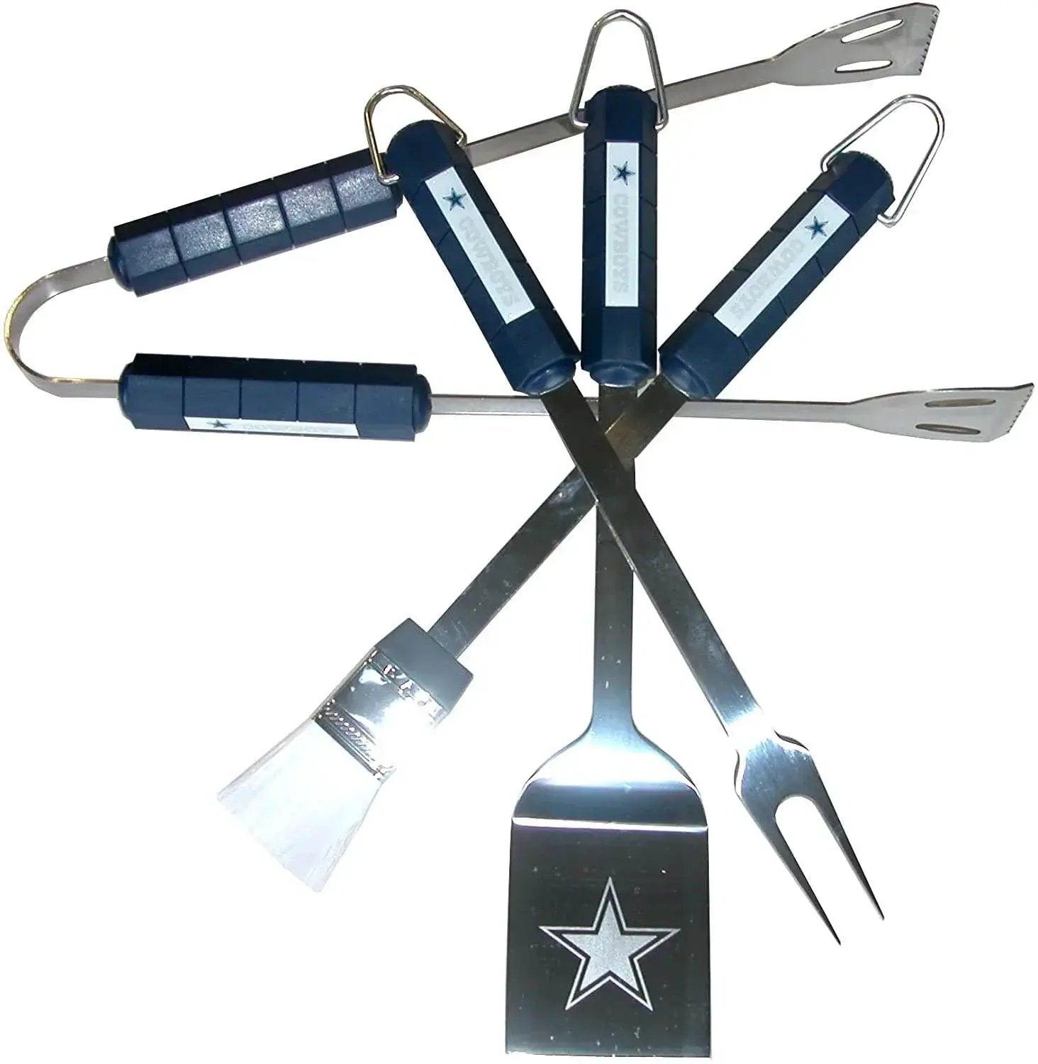  Dallas Cowboys BBQ Utensil Set 4 Piece Stainless Steel -  ToylandEU™