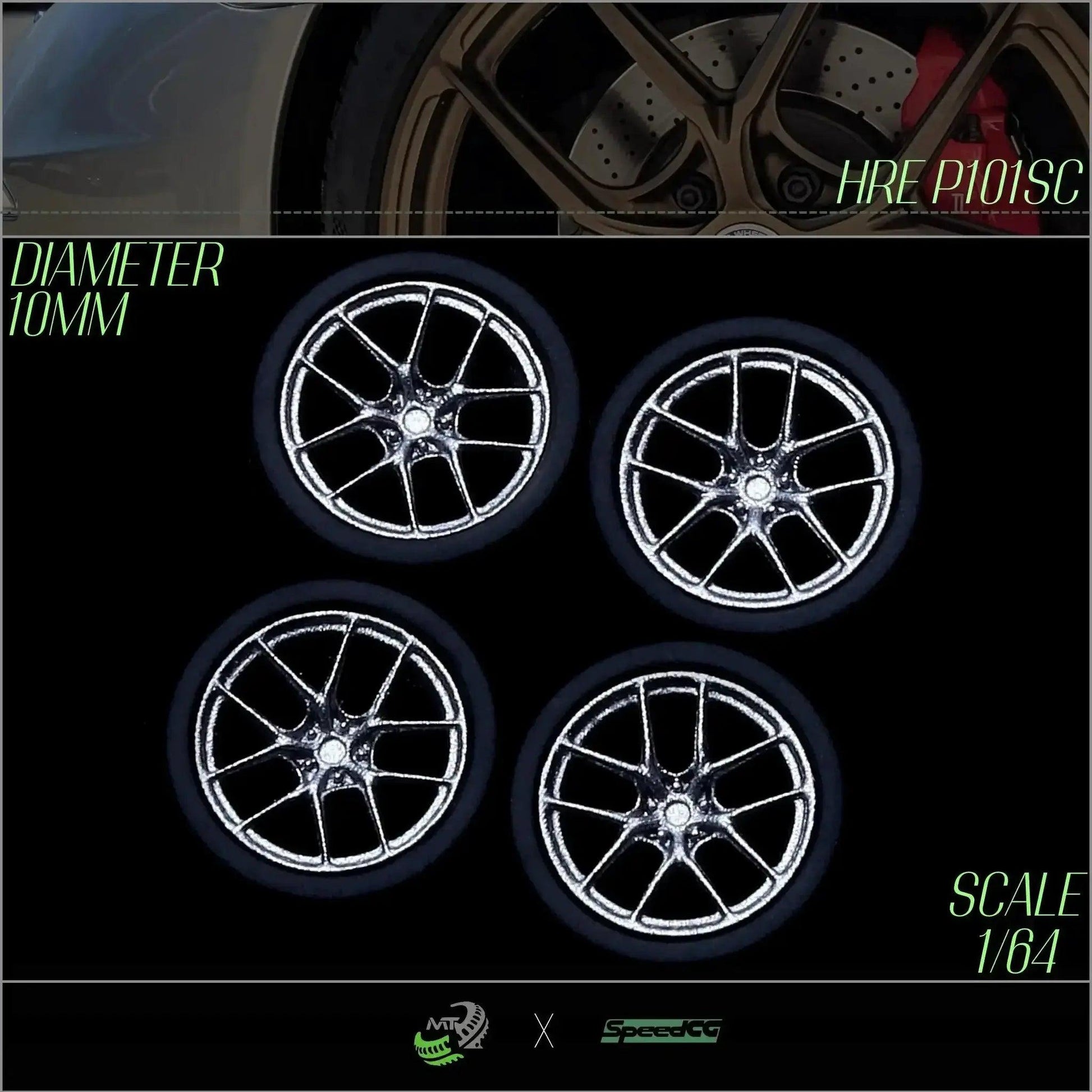  BBS RID One Sixty Four Diecast Wheels With Tires Authentic -  ToylandEU™