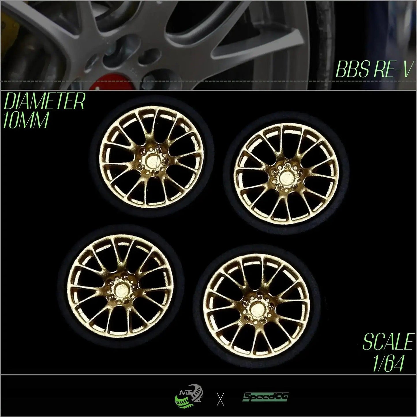  BBS RID One Sixty Four Diecast Wheels With Tires Authentic -  ToylandEU™