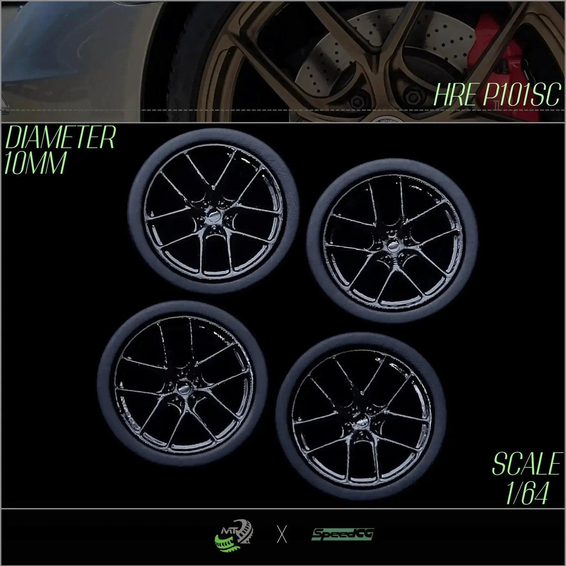  BBS RID One Sixty Four Diecast Wheels With Tires Authentic -  ToylandEU™